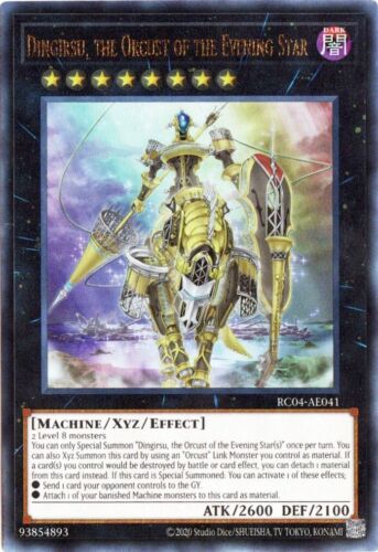 Yugioh Asian English RC04-AE041 Dingirsu, the Orcust of the Evening Star UL - Picture 1 of 2