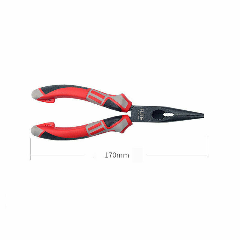 LAVIEMOT Extra Long Nose Pliers Set with Soft Grip Handles - High Carbon Steel