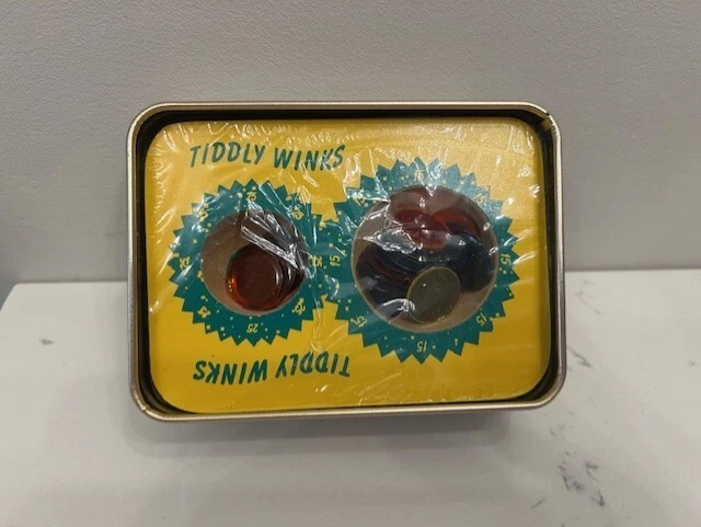 Vintage Tiddly Winks for 2 to 6 Players Game Tin Box 1990s - Image 3 of 4