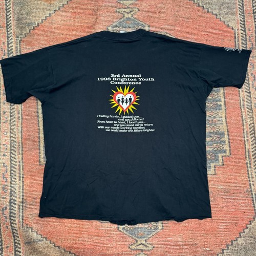 Fruit Of The Loom Unisex Black Crew Neck Generation Dreams T-Shirt Plus Size 3XL - Picture 2 of 11