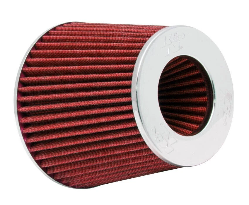 K&N 3" to 4" Round Tapered Universal Air Intake Cone Filter Chrome RG-1001RD - Image 3 of 4
