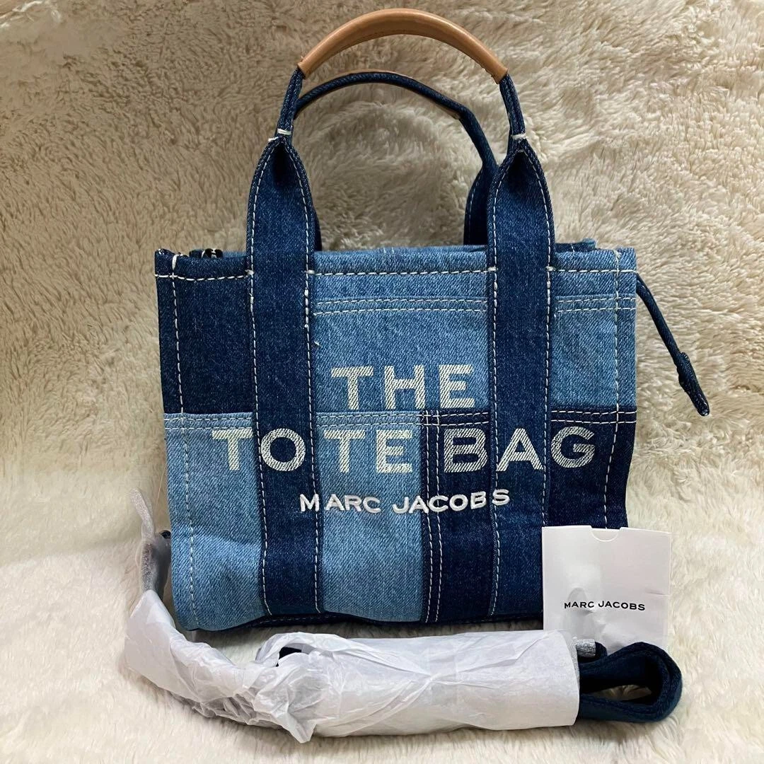 Marc Jacobs Blue The Mini Tote Bag