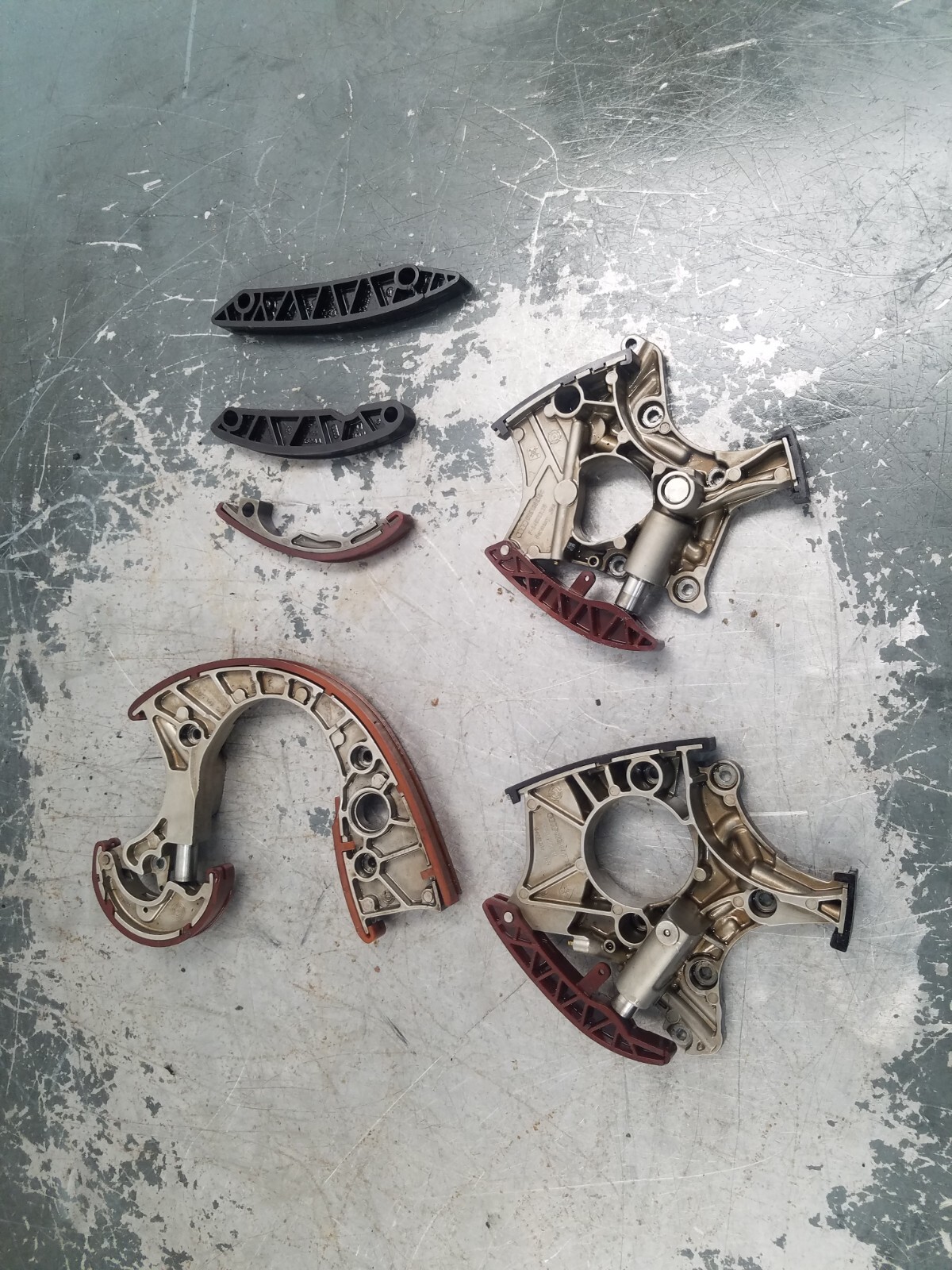 2005 Lamborghini Gallardo 5.0L V10 Timing Chains Tensioner Components #2070 H3