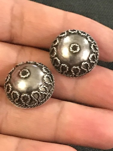 Vintage Antique Art Deco Sterling 925 Cufflinks Stamped