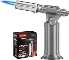 SAKER Butane Torch Lighters,Refillable Blow Torch,Creme Brulee Torch with Adjust