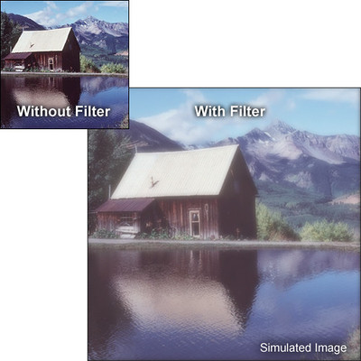 Tiffen 4x5.65'' Double Fog 1 Glass Filter MFR # 45650DF1