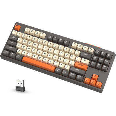 ATTACK SHARK M87 87 Tasten - Dual Mode Wireless Gaming Tastatur, Bluetooth/2.4G