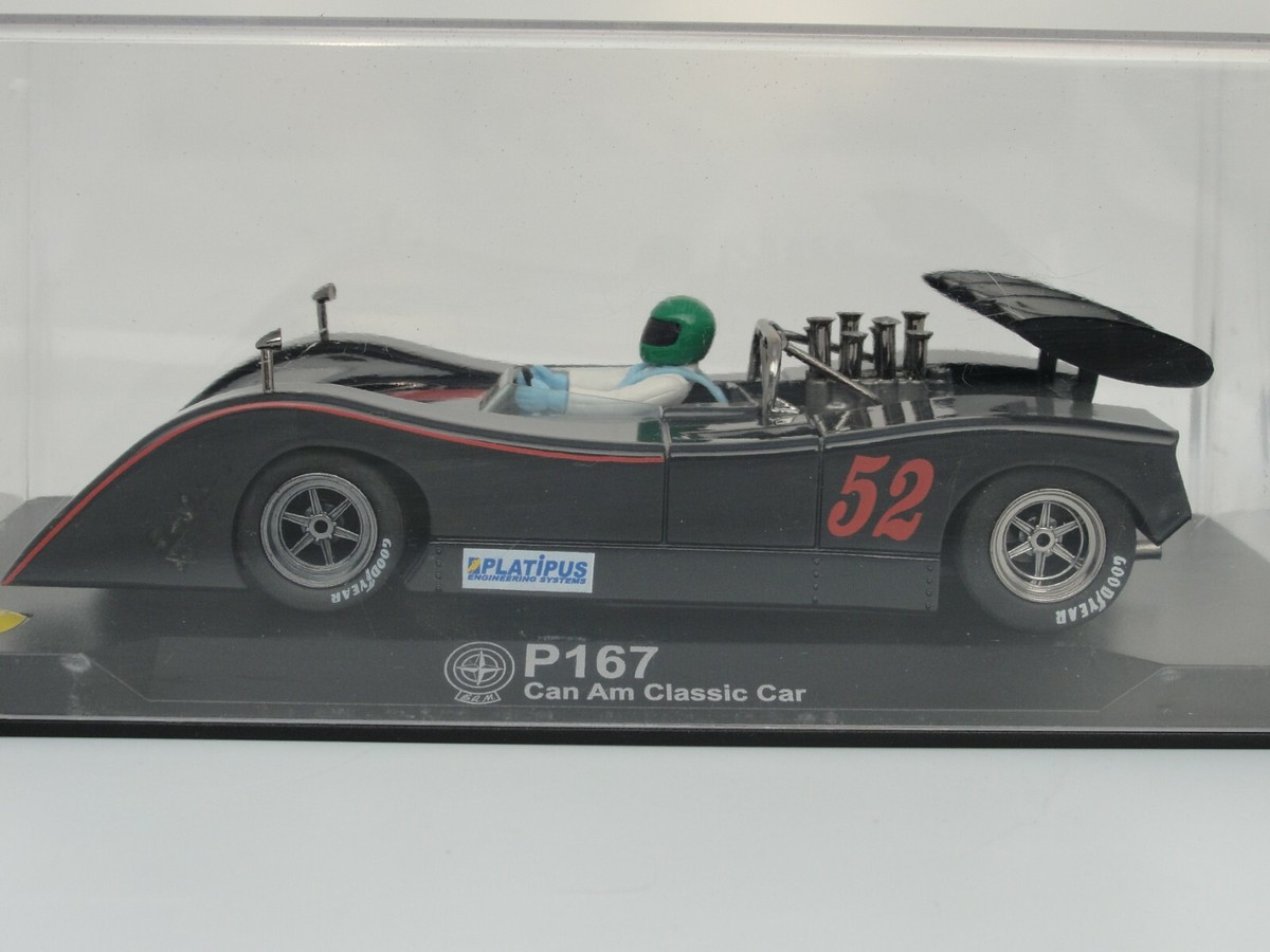 Voiture De Circuit Slot Car VANQUISH BRM P167 Can-Am - Modèle Collection, échelle 1/32, 12V, Boîte D'origine