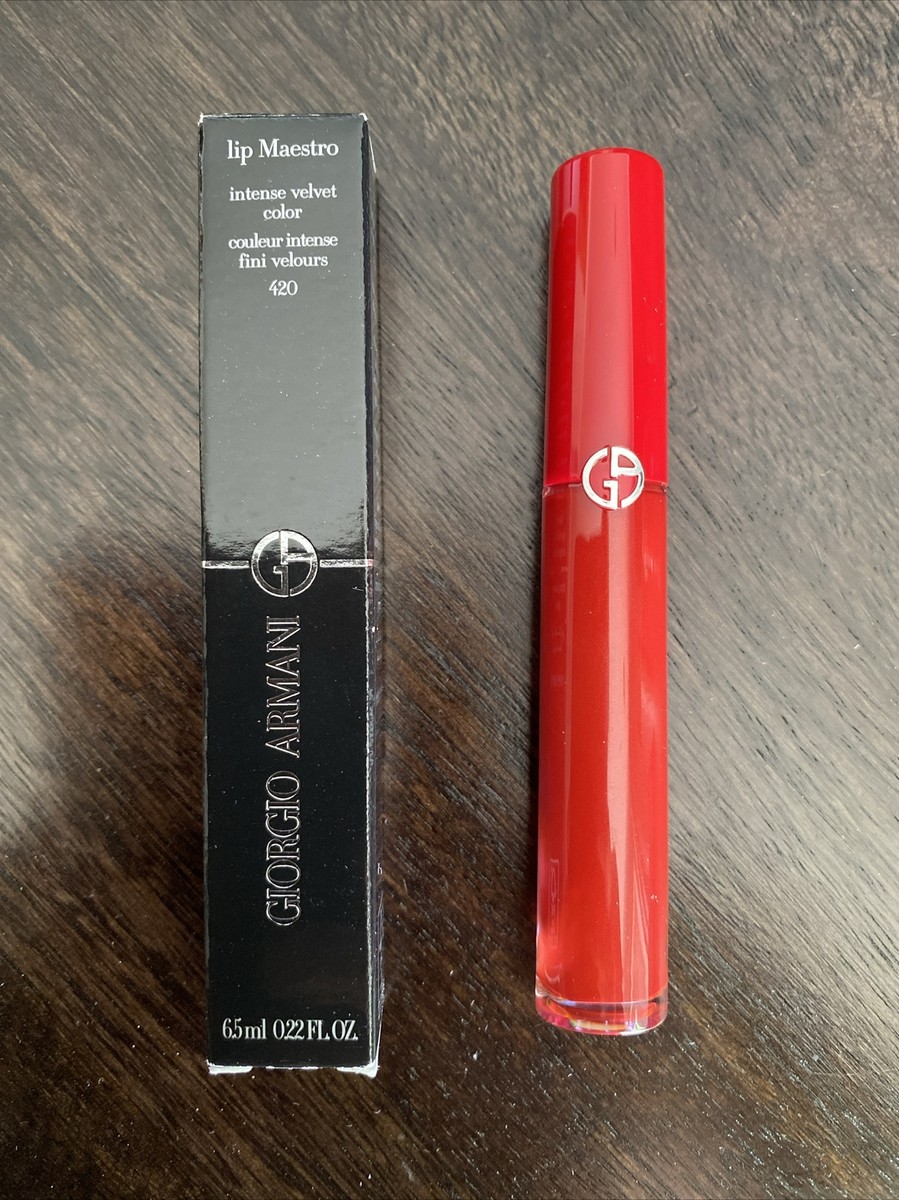 Giorgio Armani Lip Maestro Intense velvet Lip Color 420 £32