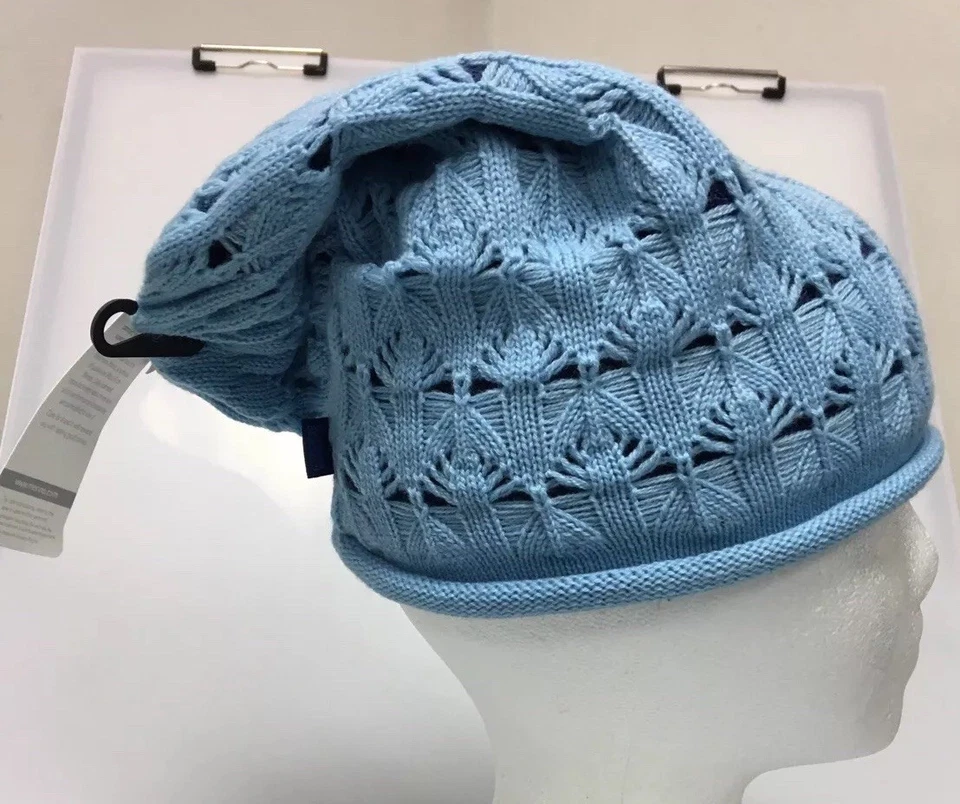 Gorro para mujer Outdoor Research color nieve azul - holgado con dobladillo enrollado lana nuevo con etiquetas Foto 4 de 4