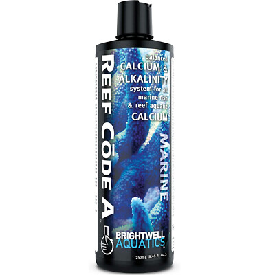 Brightwell Aquatics Reef Code A 250mL Balanced Calcium Live Coral Supplement