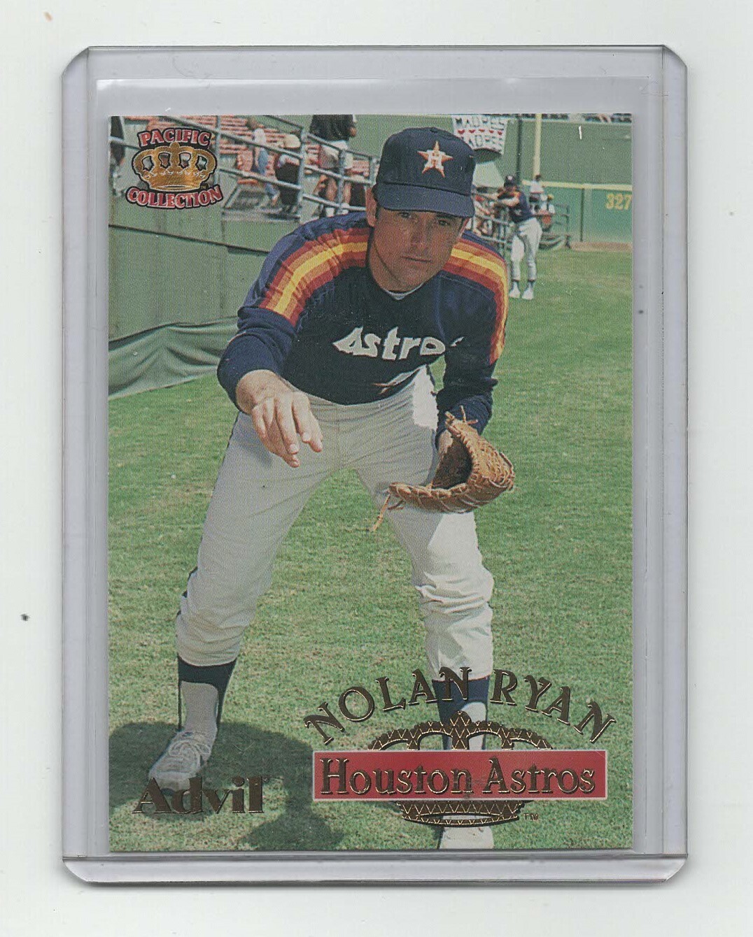 1996 Pacific Crown Collection * Advil * Houston Astros * Nolan Ryan * #3