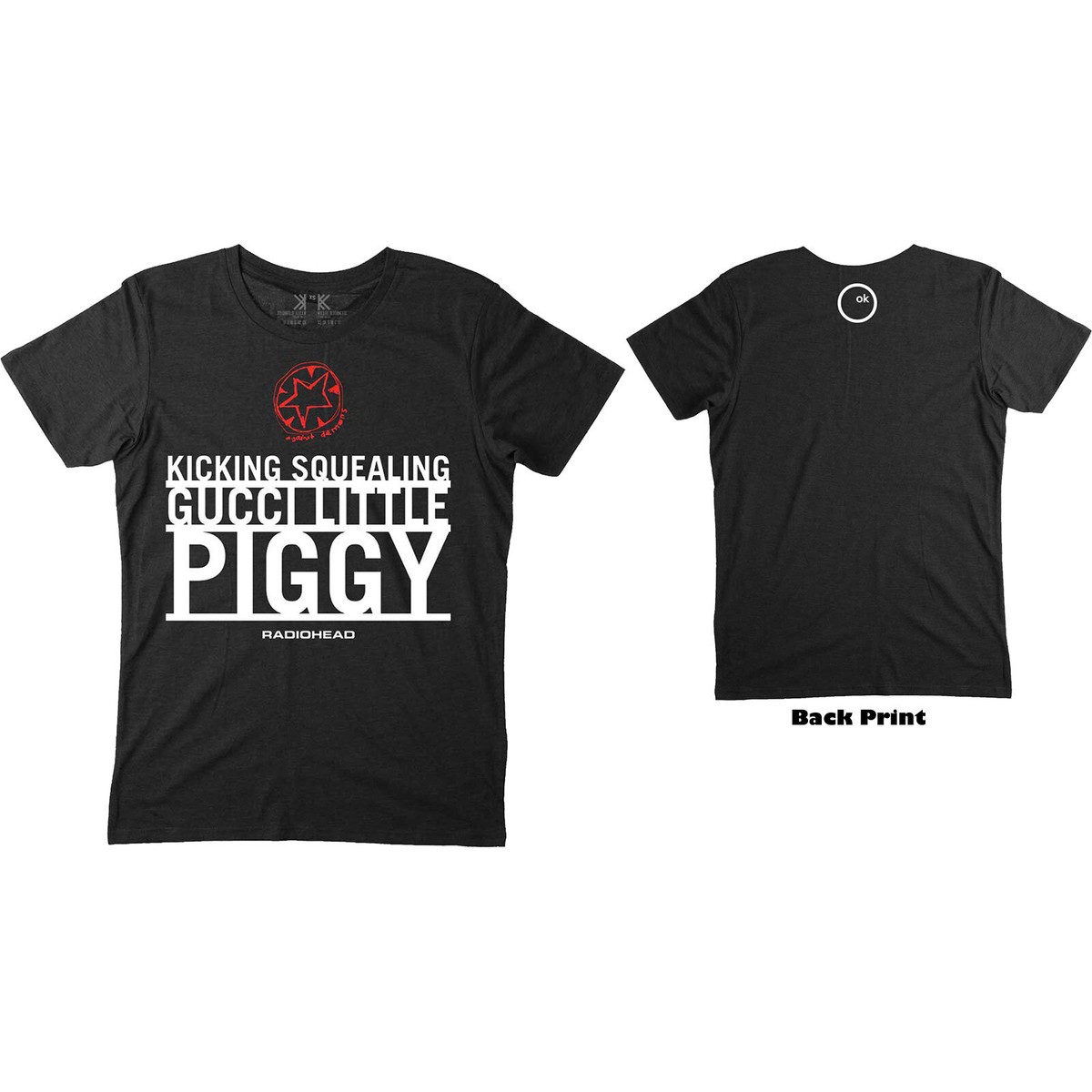 RADIOHEAD Tシャツ PIGGY Amazon.com: Radiohead T Shirt Piggy Band Logo Official Mens