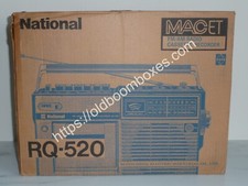 NATIONAL RQ-520 FM/AM Radio Cassette Recorder
