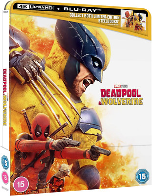 Deadpool & Wolverine 2-Disc Limited Edition 4K SteelBook w/Slip (A, B & C UK)