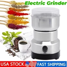 Electric Coffee Bean Grinder Nut Seed Herb Grind Spice Crusher Mill Blender New