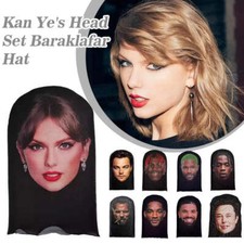 Breathable Mask 3D Printed Elastic Mesh Full Face Mask For Men Women Cosplay Hea