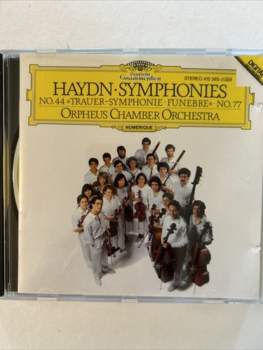 ORPHEUS CHAMBER ORCHESTRA - HAYDN: SYMPHONY NO. 44 & 77 MUSIC CD ...