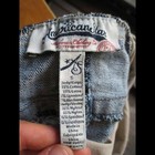 American Star Small Denim Blue Jean Maternity Pants Khaki Elastic Belly Band — photo 6