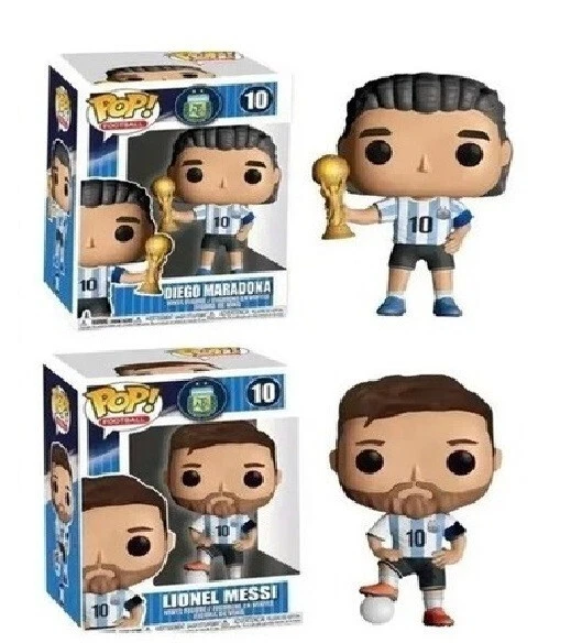 Messi and Maradona pack Argentina Funko Pop Style custom LIMITED EDITION