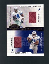 2002 Playoff HONORS Tandems Cowboys ROY WILLIAMS / Antonio Bryant Rookie (D)