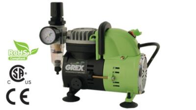 Grex 1/8 HP Portable Piston Compressor (120V) - AC1810-A