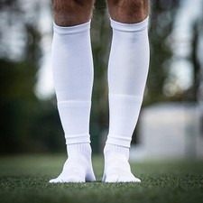 1 Pair White Soccer Leg Shin Guard Socks Sleeves Football Calf Legging Futbol