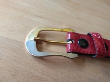 Ladies Belt Red 85/70 W 25mm