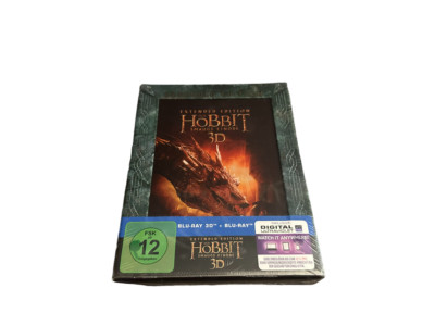Der Hobbit - Smaugs Einöde 3D Extended Edition | 5 Blu Ray Box | NEU & OVP