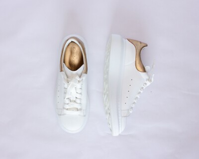 Rare Alexander McQueen Oversized Sneaker 'White Gold' Men's