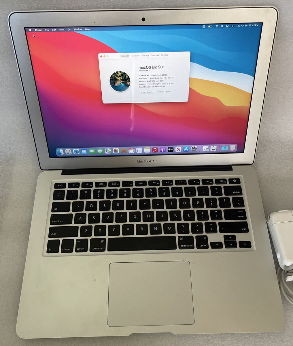 Apple MacBook Air 13” A1466 1.3ghz Core i5 4gb Ram 128gb SSD Apple MacBook Air 13” A1466 1.3ghz Core i5 4gb Ram 128gb SSD