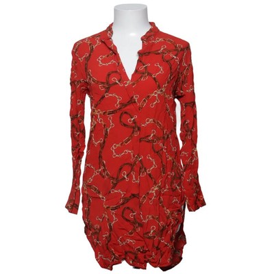 Zara Basic, Kleid, Größe: M, Rot/Mehrfarbig, Print, Damen #iD1