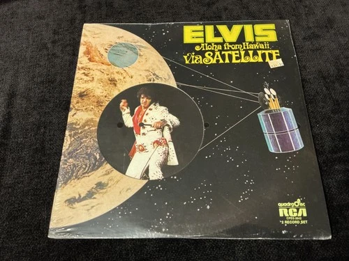 ELVIS PRESLEY 2LP CPD2-2642 ALOHA FROM HAWAII FACTORY SEALED 1976 REISSUE DIECUT