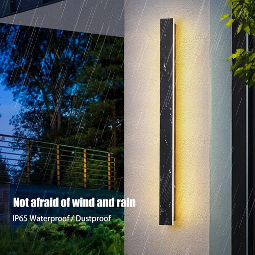 LED Wall Light Sconce Waterproof Outdoor Modern Lamp Exterior Lights Long Strip - Picture 16 of 24