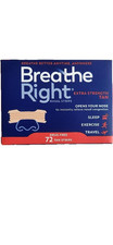 Breathe Right Nasal Strips Extra Strength TAN - 72 Strips, Congestion Relief