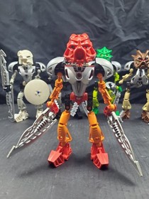 Lego Bionicle 2002 Toa Nuva 8566, 8567, 8568, 8571, 8572 Used Complete