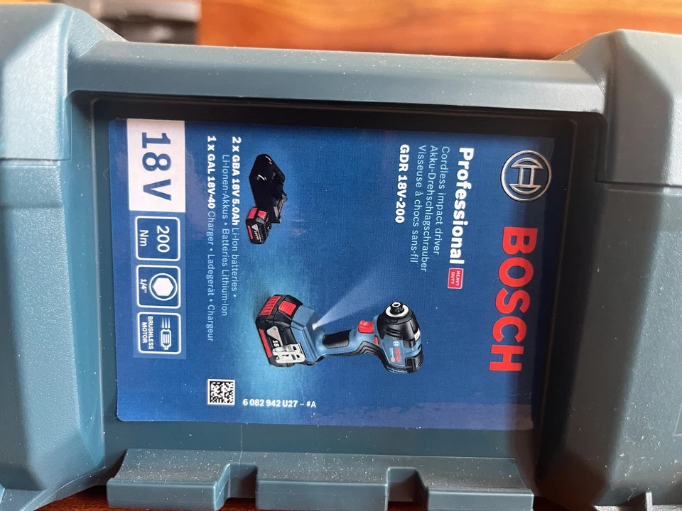 Bosch GDR 18V-200 18v Cordless Brushless Impact Driver - Image 3 of 4
