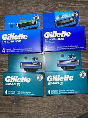 Gillette Lot Of 4 Fusion ProGlide Power Cartridges - 16 Count