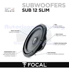 Focal SUB12 SLIM Subwoofer By 12 " - 30cm Flat 4 Ohm 560w 280Wrms
