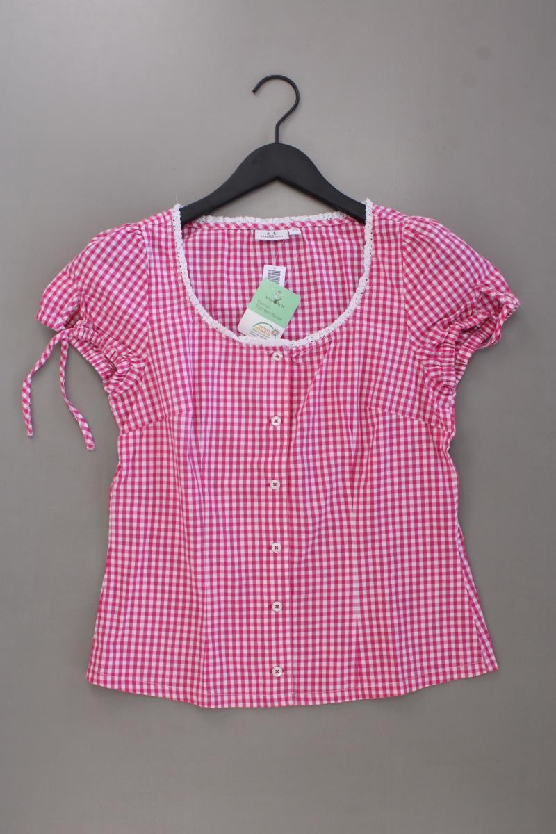 Waldschütz Trachtenbluse für Damen Gr. 36/38, S, 36 kariert neu mit Etikett pink