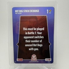 Bo Jackson Battle Arena Update PLAY CARD BPL-15 HOT DOG STOCK EXCHANGE
