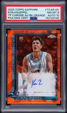 2025 ORANGE #TCAR-KK KON KNUEPPEL 23/25 PSA 8 AUTO 10