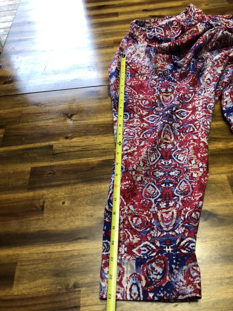 Catherines Multi-Colored Button Front Cotton Top … - image 9