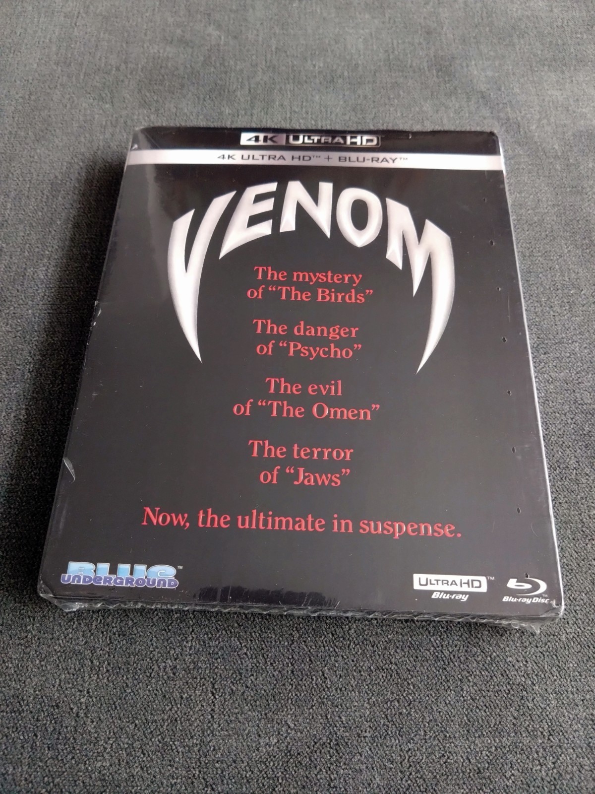 VENOM - Blue Underground U.S Limited Edition 4K UHD + Blu Ray