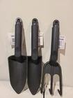 3 piece 12" Light Weight Nylon Garden Tool Set Trowel Transplanter Cultivator