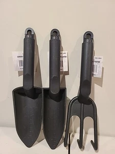 3 pièce 12" Jeu d'outils de jardin en nylon léger