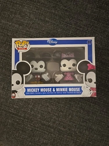 Funko Pop! Minis Mickey Mouse & Minnie Mouse Disney Mini Vinyl Figures #01