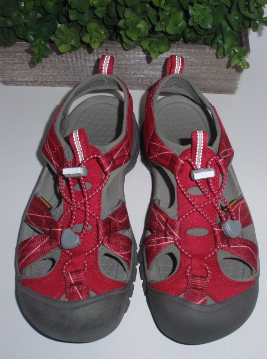 Keen Venice H2 sandalo impermeabile punta chiusa scarpe trekking rosso fucsia donna taglia 8