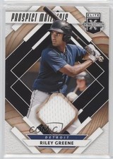 2020 Panini Elite Extra Edition Prospect Materials Black Riley Greene 0ey7