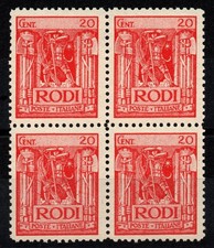 Ägäis - 1929 - S. 5** Malerei dent. 11 Viertel 20 Cent. CV 300++